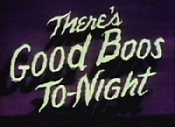 There's Good Boos To-Night Pictures Cartoons
