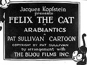 Felix The Cat In Arabiantics Cartoon Picture