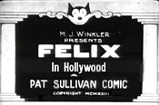 Felix In Hollywood Picture Of The Cartoon