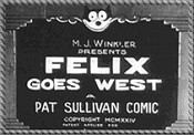 Felix Goes West Picture Of The Cartoon