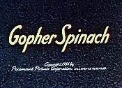 Gopher Spinach Cartoon Funny Pictures