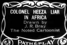 Colonel Heeza Liar Theatrical Cartoon Logo