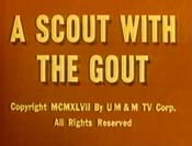 A Scout With The Gout Cartoon Pictures