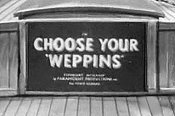 Choose Your 'Weppins' (1935) - Popeye the Sailor Theatrical Cartoon Series