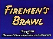 Firemen's Brawl Cartoon Funny Pictures