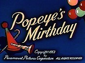 Popeye's Mirthday Cartoon Funny Pictures