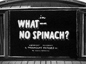 What-- No Spinach? Picture Of Cartoon
