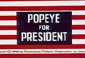 Popeye For President Cartoon Funny Pictures
