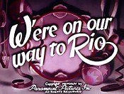 We're On Our Way To Rio Picture Into Cartoon