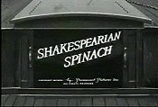 Shakespearian Spinach Pictures In Cartoon