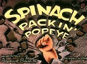 Spinach Packin' Popeye Picture Into Cartoon