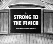 Strong To The Finich Picture Of Cartoon