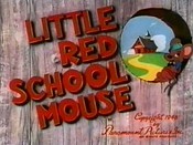Little Red School Mouse Pictures Cartoons