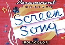 Screen Songs Theatrical Cartoon Series Logo