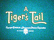 A Tiger's Tail Picture Into Cartoon