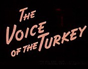 The Voice Of The Turkey Pictures Cartoons