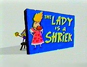 The Lady is A Shriek Cartoon Pictures