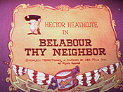 Belabour Thy Neighbor Picture Of Cartoon