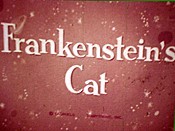 Frankenstein's Cat Cartoon Picture