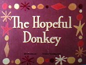 The Hopeful Donkey Picture Of Cartoon