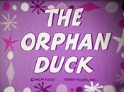 The Orphan Duck Cartoon Character Picture
