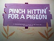 Pinch Hittin' For A Pigeon Pictures In Cartoon