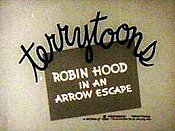 Robin Hood In An Arrow Escape Cartoon Character Picture