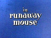 Runaway Mouse Pictures Of Cartoons