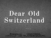 Dear Old Switzerland Picture Of Cartoon