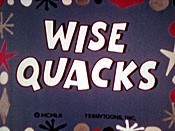 Wise Quacks Cartoon Character Picture