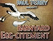 Barnyard Egg-citement Cartoon Character Picture