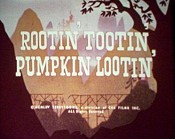 Rootin' Tootin' Pumpkin Lootin' Cartoon Picture