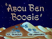 Abou Ben Boogie Cartoon Pictures