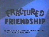Fractured Friendship Free Cartoon Picture