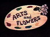 Arts And Flowers Free Cartoon Picture