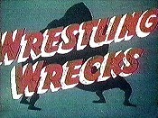 Wrestling Wrecks Free Cartoon Picture
