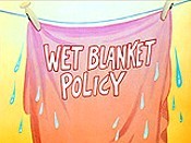 Wet Blanket Policy Free Cartoon Picture