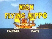 High Flying Hippo Picture Into Cartoon