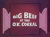 Big Beef At The O.K. Corral Picture Into Cartoon