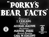 Porky's Bear Facts Pictures To Cartoon
