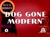 Dog Gone Modern Cartoon Picture