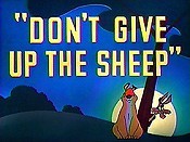 Don't Give Up The Sheep Cartoon Picture