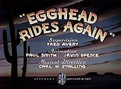 Egghead Rides Again Picture To Cartoon