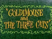 Goldimouse And The Three Cats Cartoon Funny Pictures