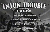 Injun Trouble Cartoon Picture