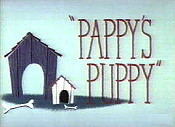 Pappy's Puppy Cartoon Pictures