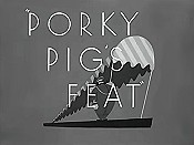 Porky Pig's Feat Picture Of The Cartoon