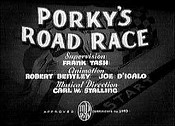 Porky's Road Race Picture To Cartoon