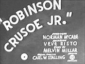 Robinson Crusoe Jr. Pictures To Cartoon