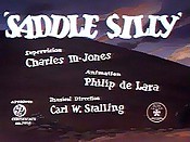 Saddle Silly Cartoon Picture